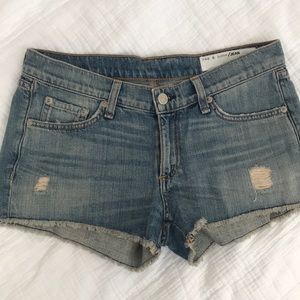 Rag & bone jean short cut-offs